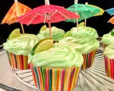 Margarita Cupcakes With Lime Cream Cheese Frosting