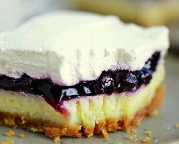 Blueberry Cheesecake Cake (Ready in 30 Minutes)