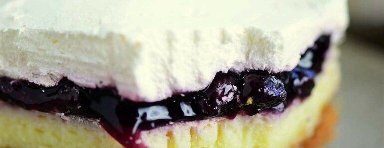 Blueberry Cheesecake Cake Recipe (Ready in 30 Minutes)