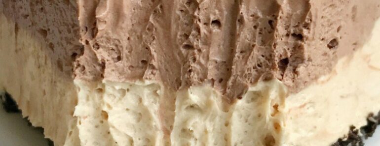 Chocolate Peanut Butter Cheesecake Pie Recipe (Food Network)