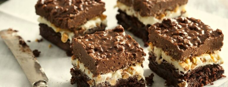 Brownie Chocolate Peanut Butter Bars Recipe