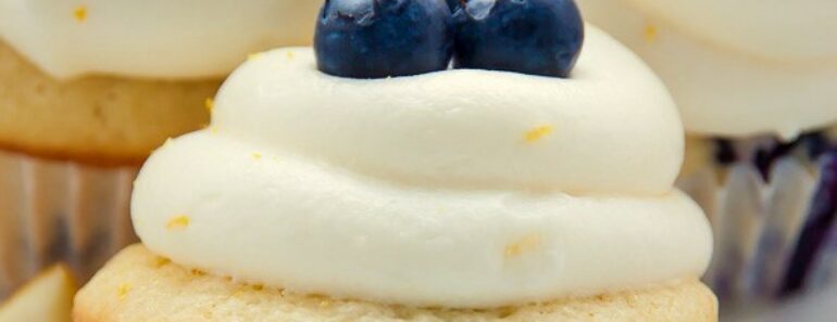 Italian Lemon Blueberry Cupcakes Recipe