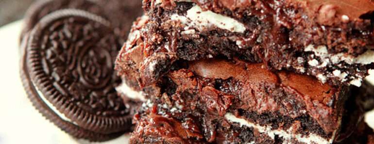 Oreoquake Fudgy Brownies Recipe