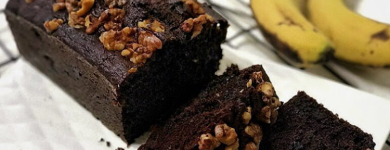 Chocolate Banana and Walnut Olive Oil Pound Cake (Gordon Ramsay Club)