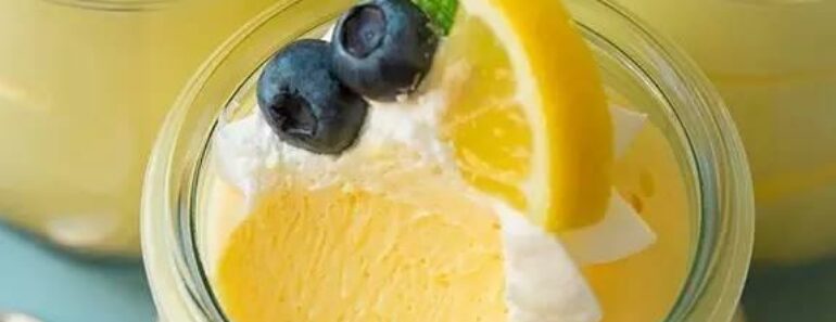 Decadent Lemon Cheesecake Mousse (Food Network)