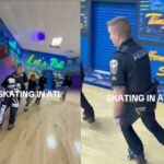 Atlanta Police Join Teens on Roller Skates at Local Rink to Promote Safer Nights After Recent Teen Takeover Incidents