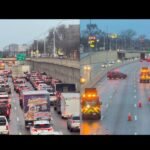 Body Found on Lodge Freeway in Detroit Michigan Forces Early Morning Closure Between Seven Mile and Eight Mile as Police Investigate