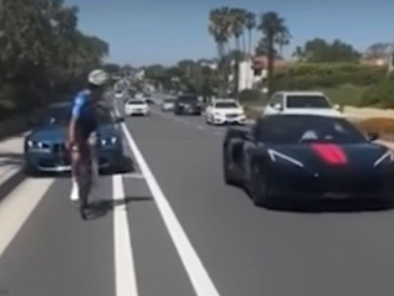 Cyclists Training in Orange County Nearly Hit by Aggressive Drivers in Frightening Road Incident Before Race Day