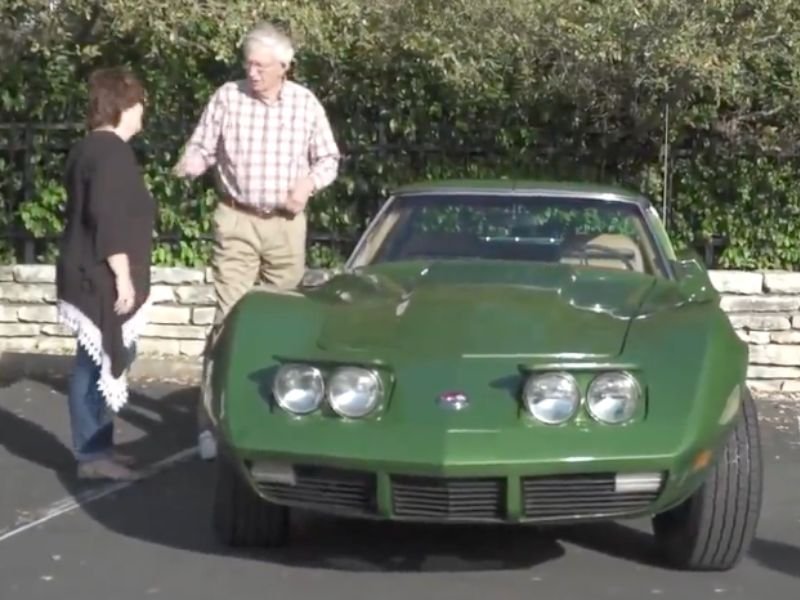 Daughter Surprises Stepfather by Reuniting Him With 1973 Corvette Stingray He Sold 40 Years Ago to Raise Her and Her Brother