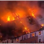 Massive Blaze Rips Through Row of Townhouses in Branchburg, New Jersey as Firefighters Battle Rapidly Spreading Flames