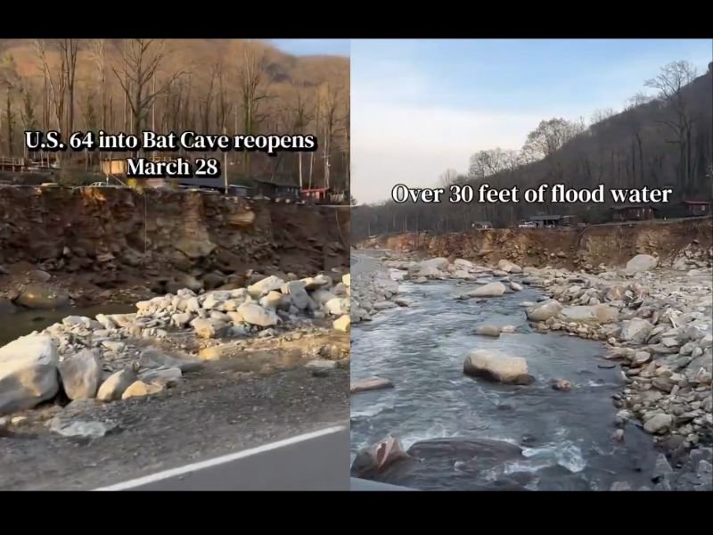 North Carolina Highway 64 in Bat Cave Reopens After 540 Days of Closure Following Hurricane Helene Damage, Rebuilt Faster Than Expected and Under Budget
