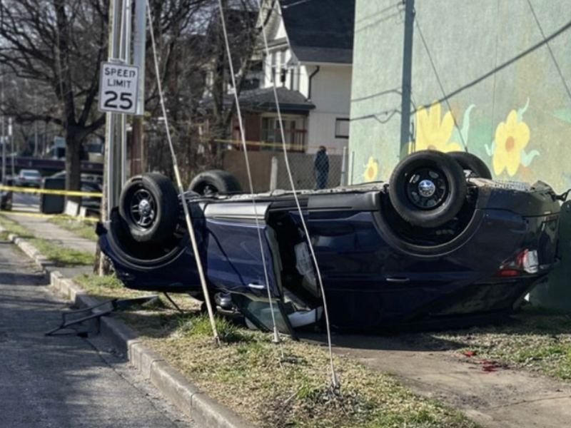 Police Cruiser Stolen in Kansas City Sparks 90-MPH Chase Across Kansas and Missouri Before Crashing on Neighborhood Street