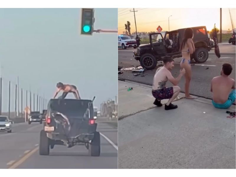 Texas Highway 361 Crash Near Port Aransas Leaves 22-Year-Old Passenger Seriously Injured After Jeep Collides With Tesla, DWI Arrest Made