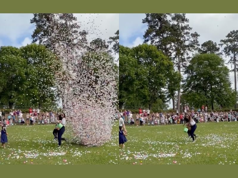 A Child Ran Into the Center of a Massive Easter Egg Drop in Florida — What Happened Seconds Later Likely Prevented Disaster