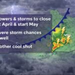 Active Storm Pattern Hitting Kentucky April 24 Through May 1 &mdash; Frequent Showers, Severe Storm Chances and Another Cool Shot All on the Way