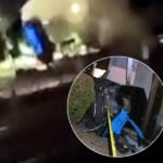 Corvette Flies Off 60 Freeway and Crashes Into Maserati Dealership After Flipping Multiple Times — Driver and Passenger Walk Away Across Los Angeles County