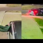 Detroit Car Theft Caught on Camera in Under 30 Seconds &mdash; Suspects Smash Window, Use Second Vehicle to Push Stolen Chevy Blazer and Escape Within Moments