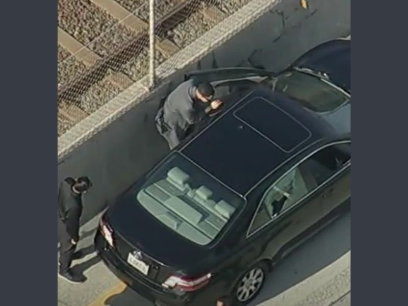 Driver Found Shot on 105 Freeway Near Vermont Avenue in South Los Angeles &mdash; Several Lanes Blocked as CHP Investigates Possible Freeway Violence