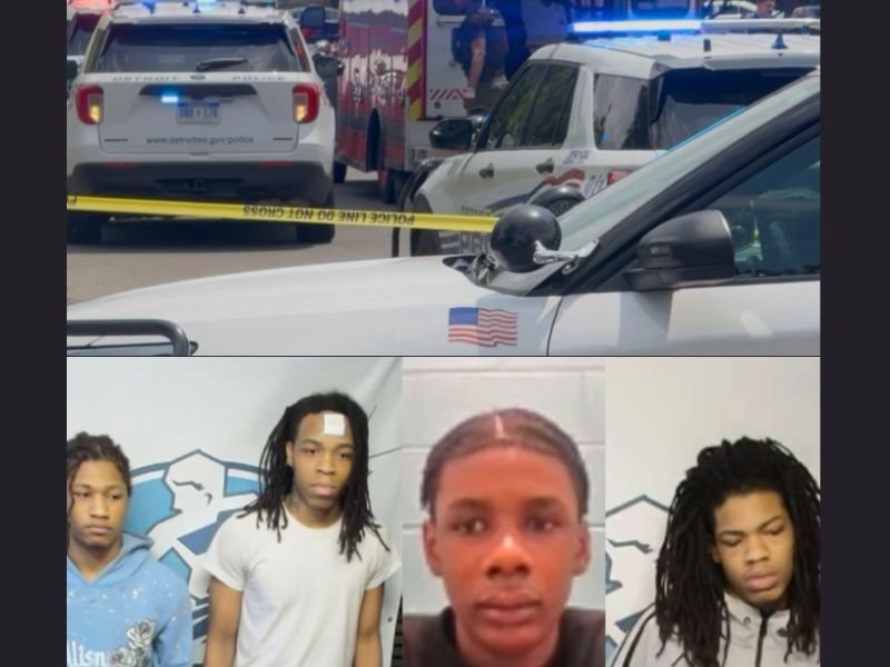 Fatal Shooting Witnessed by Officers Leads to Charges &mdash; Three Teens Accused in Detroit Killing and Police Chase