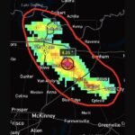 Grapefruit-Size 4.5-Inch Hail Radar Estimated Over Whitewright, Tom Bean and Leonard, Texas &mdash; 3.5-Inch Hail Confirmed With Swath Stretching From Denison to Wolfe City