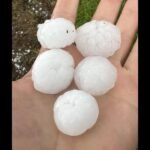 Large Hail Confirmed on the Ground in Clay County &mdash; Arkansas Hail Forecast Verified Storm Moves