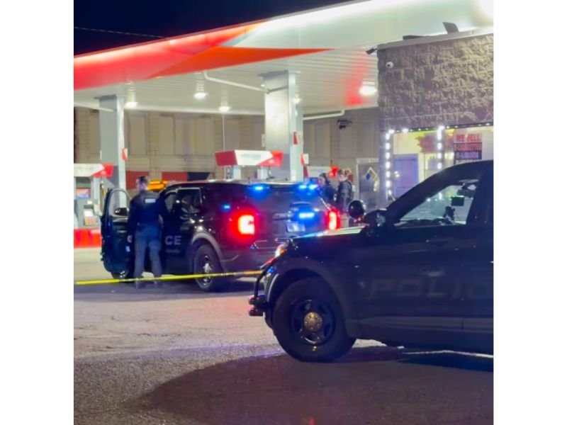 Man Shot and Carjacked at Detroit Gas Station on Woodward Avenue — Victim in Critical Condition as Suspects Flee in Stolen Vehicle
