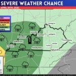 Marginal Risk Storms Possible Across Louisville, Frankfort and Bowling Green Kentucky Friday April 24 &mdash; Slight Risk Clips Western Paducah as Active Severe Weather Cycle Begins