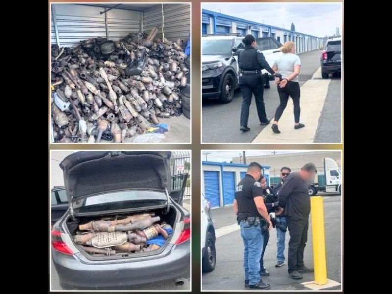 Massive Catalytic Converter Theft Operation Uncovered — Four Arrested After $500,000 Bust in Los Angeles County