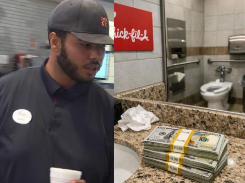 North Carolina Chick-fil-A Employee Finds Nearly $10,000 in Bathroom, Returns Every Dollar &mdash; Initially Refuses $500 Reward Saying &ldquo;It Was Just the Right Thing&rdquo;