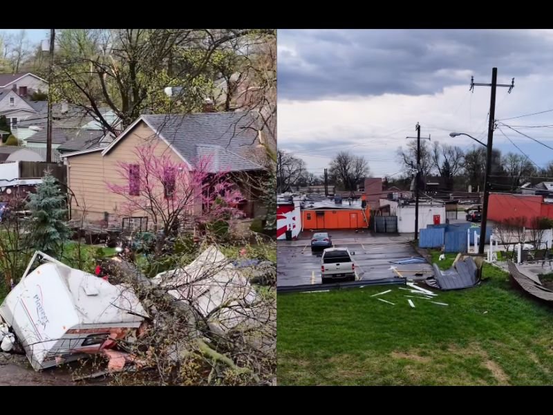 Overnight Severe Storms Bring Tornado-Like Damage and Flooding — Buildings Damaged and I-75 Shut Down Across Metro Detroit