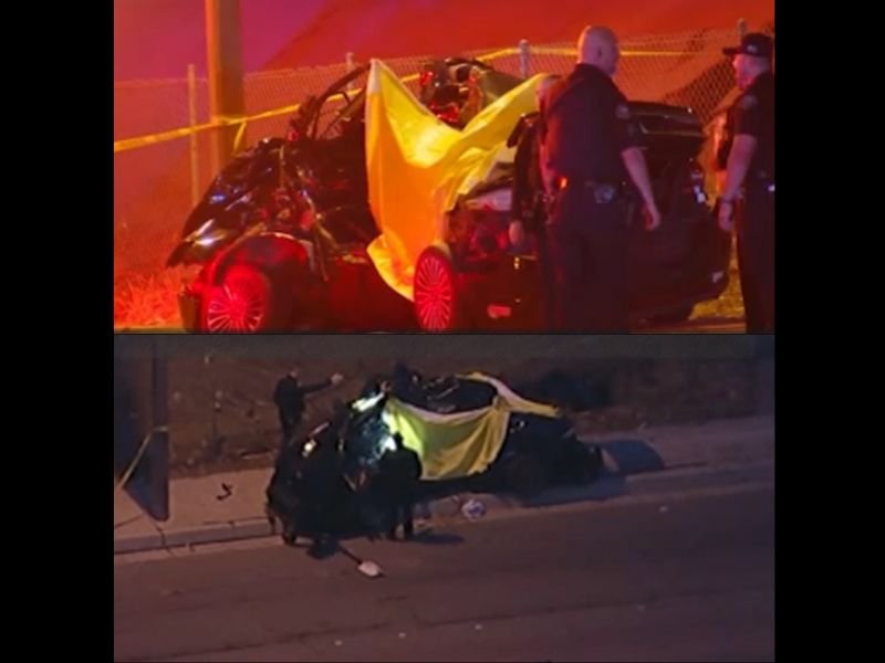 Police Chase Ends in Fatal Crash &mdash; Pregnant Woman and Boyfriend Killed in Pomona After Suspect Collision