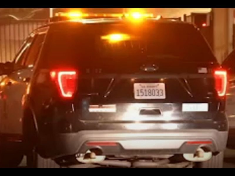 Police Lights Flood Scene Late at Night as Emergency Response Intensifies &mdash; Authorities Secure Area Amid Reports of Ongoing Incident Near Neighborhood Zone