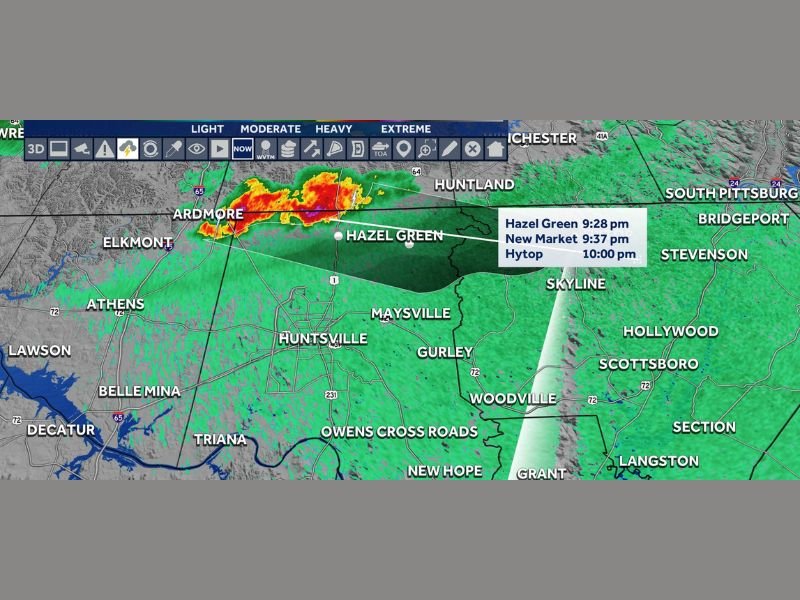 Robust Thunderstorm Duo Snaps Trees and Barrels Through Ardmore to Hazel Green — Fading Tennessee Storm Complex Pushes Unseasonal Heat Across Lincoln County