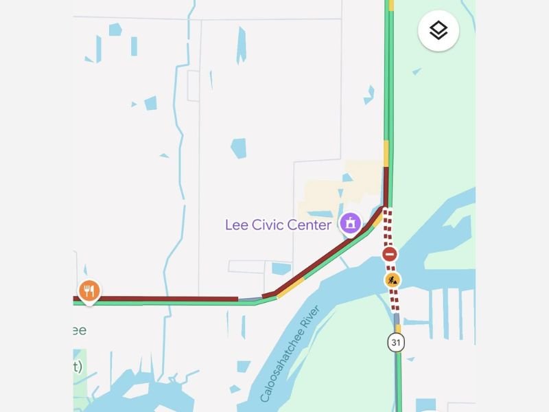 SR 31 Bridge Over Caloosahatchee River Closed for 10 Days for Repairs — Bayshore Road Traffic Backed Up for Miles Between SR 31 and I-75