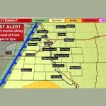 Severe Storms Developing Along Cold Front Across Omaha, Lincoln and Nebraska City From 2 PM to 7 PM &mdash; First Alert Weather Day as Broken Storm Line Pushes East Through Evening