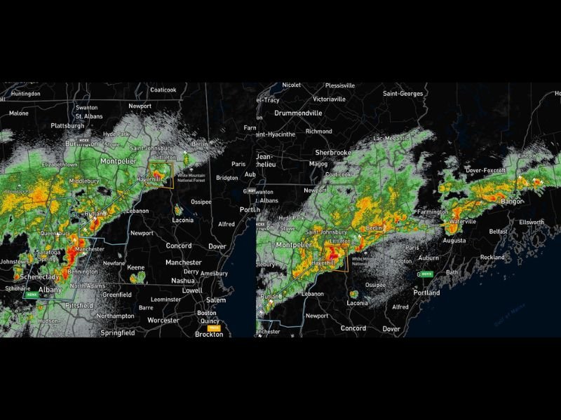 Short-Lived Severe Warnings Popping Up Across New York, Vermont, New Hampshire and Maine &mdash; Strong Wind, Heavy Rain, Hail and Frequent Lightning Possible