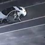 Stolen Mercedes-Benz Driver Climbs Out Window Onto Roof and Jumps Off Moving Car During Police Chase in Cerritos &mdash; Entire Wild Escape Caught Live by AIR7