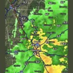 Wet and Mild Wednesday Morning Across North Georgia April 29 With Temperatures in the 60s Rain Sliding Out of Alabama and Showers Tapering Through Afternoon