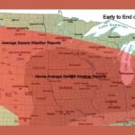 Above Average Severe Weather Activity Expected Across Corn Belt Including Nebraska Iowa Illinois Missouri and Wisconsin Through June 2026 Most Active Mid to End of Month