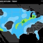 Best Weather in the USA Today Runs From Olathe Kansas Through Kalamazoo and Lansing Michigan This Monday May 25