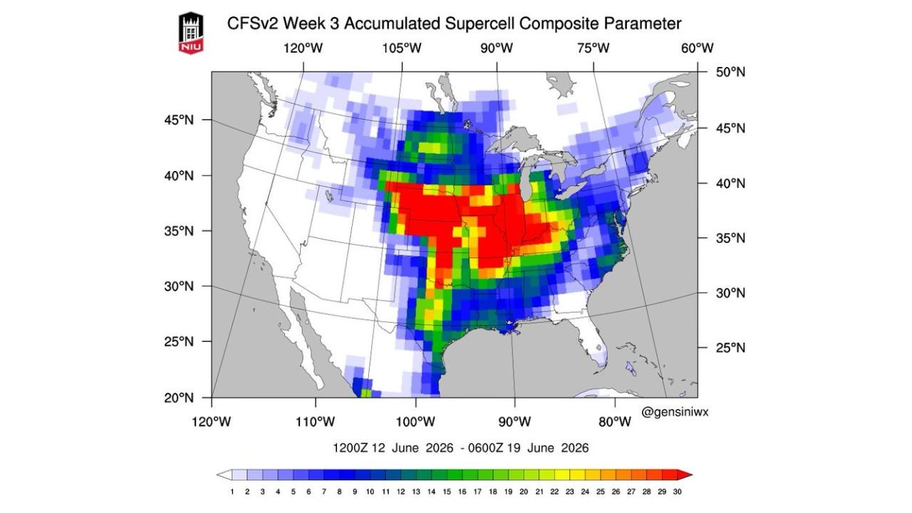 Central Plains and Southern States Facing Return of Organized Severe Weather and Supercell Threat Mid to Late June 2026
