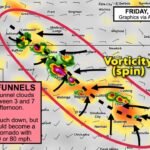 Cold Air Funnel Clouds and Brief Landspout Tornado Possible Across Northwest Oklahoma and Southwest Kansas Between 3 and 7 PM Friday