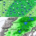 Cold Front Bringing Numerous Rain Showers and Cooler Temperatures Across Pennsylvania Wednesday With Highs Ranging From Mid 50s to 70 Degrees in Philadelphia