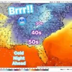 Coldest Night Until Fall Dropping Temperatures Into the 30s and 40s Across Southeast Appalachians Carolinas and Tennessee Tonight Into Friday Morning May 15