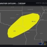 Damaging Winds, Large Hail, and Tornadoes Threatening Texas, Oklahoma, Arkansas, and Louisiana Tuesday &mdash; 30% Severe Risk Issued