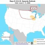Flash Drought Risk and Extreme Heat Warning Issued for Minnesota, Iowa, Wisconsin and Illinois Between June 5 and 11