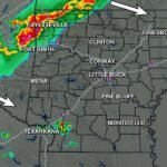 Hail and Wind Producing Storms Moving Into Western and Northwest Arkansas Tonight Around 8:30 PM Friday With Low End Severe Risk and Near Zero Tornado Threat