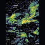 Heavy Rain Dumping 2 Inches Since Midnight in Greenville With More Batches Moving Through Upstate South Carolina Georgia and Western North Carolina Thursday Morning