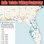 Heavy Rainfall Totals Up to 3.76 Inches Hit Northern Gulf and Southeast Areas on Friday and Saturday &mdash; South Florida Front to Bring More Rain Over Next Few Days
