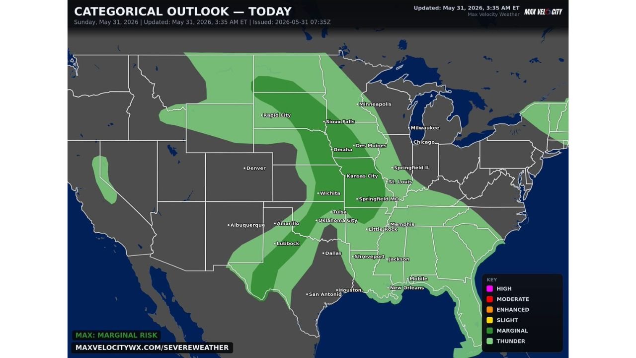Kansas City Faces Significant Hail and Tornado Threat as Severe Weather Window Opens 7PM to Midnight Tonight